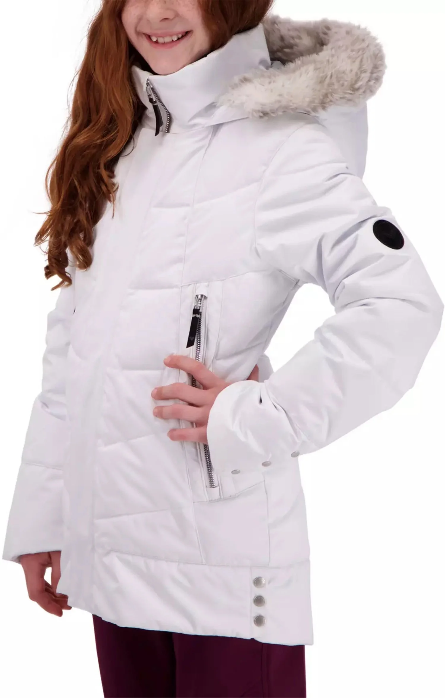 High Quality Fashion Girl jacket kid padded jacket with hoody winter parka