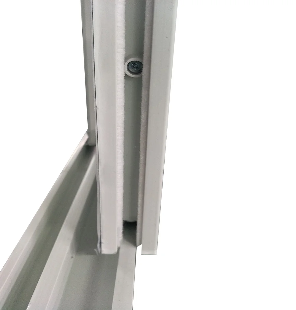 Cheap Price PVC 58 Series Sliding Windows With Mosquito Nets For Panama Market