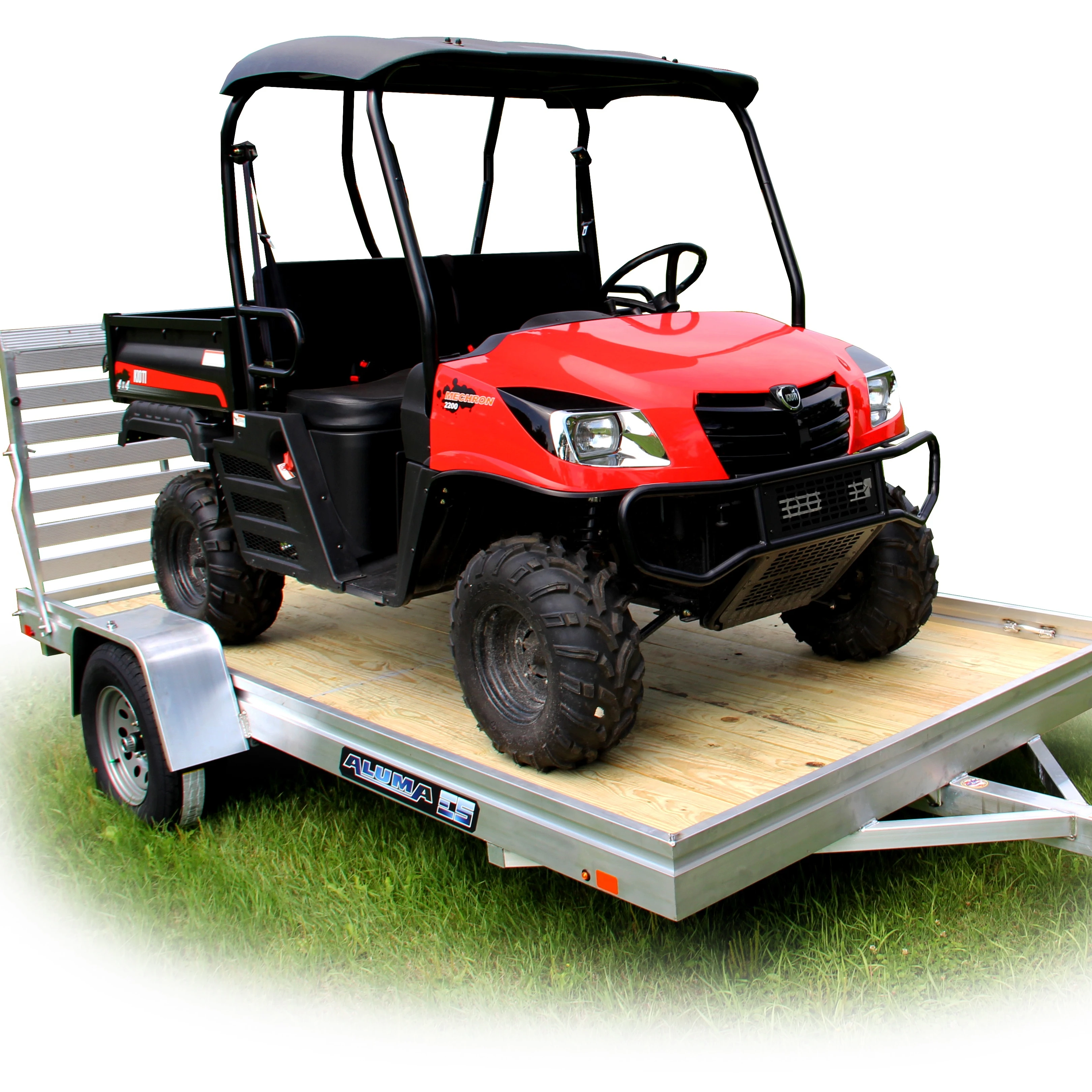 Hot sales 5x8 5x10 Aluminum  Utility  ATV Trailer