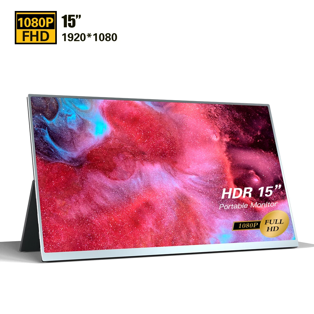
portable screen monitor ips monitor video gaming monitor 15 inch for laptop support OEM 