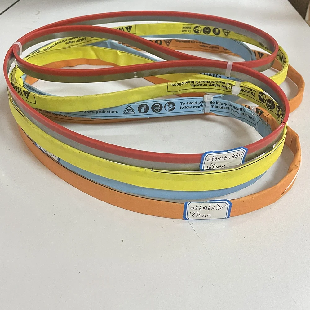 16mm*0.56*1840mm Precision Sharpened Super meat and bone saw blades