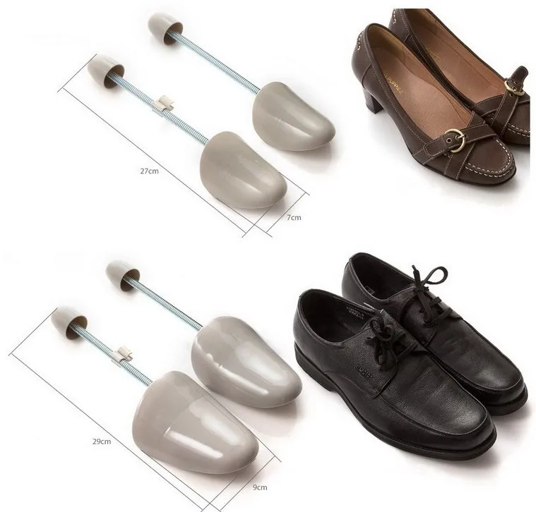 Adjustable Length Plastic Spring Shoe Tree Keep Shoes Good Shape Shoe Stretcher