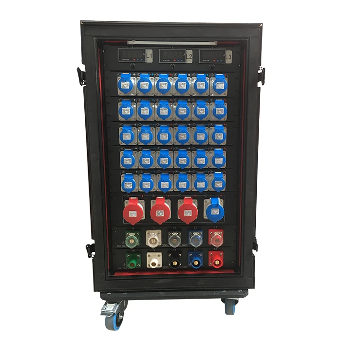 double input power distro with camlock supply