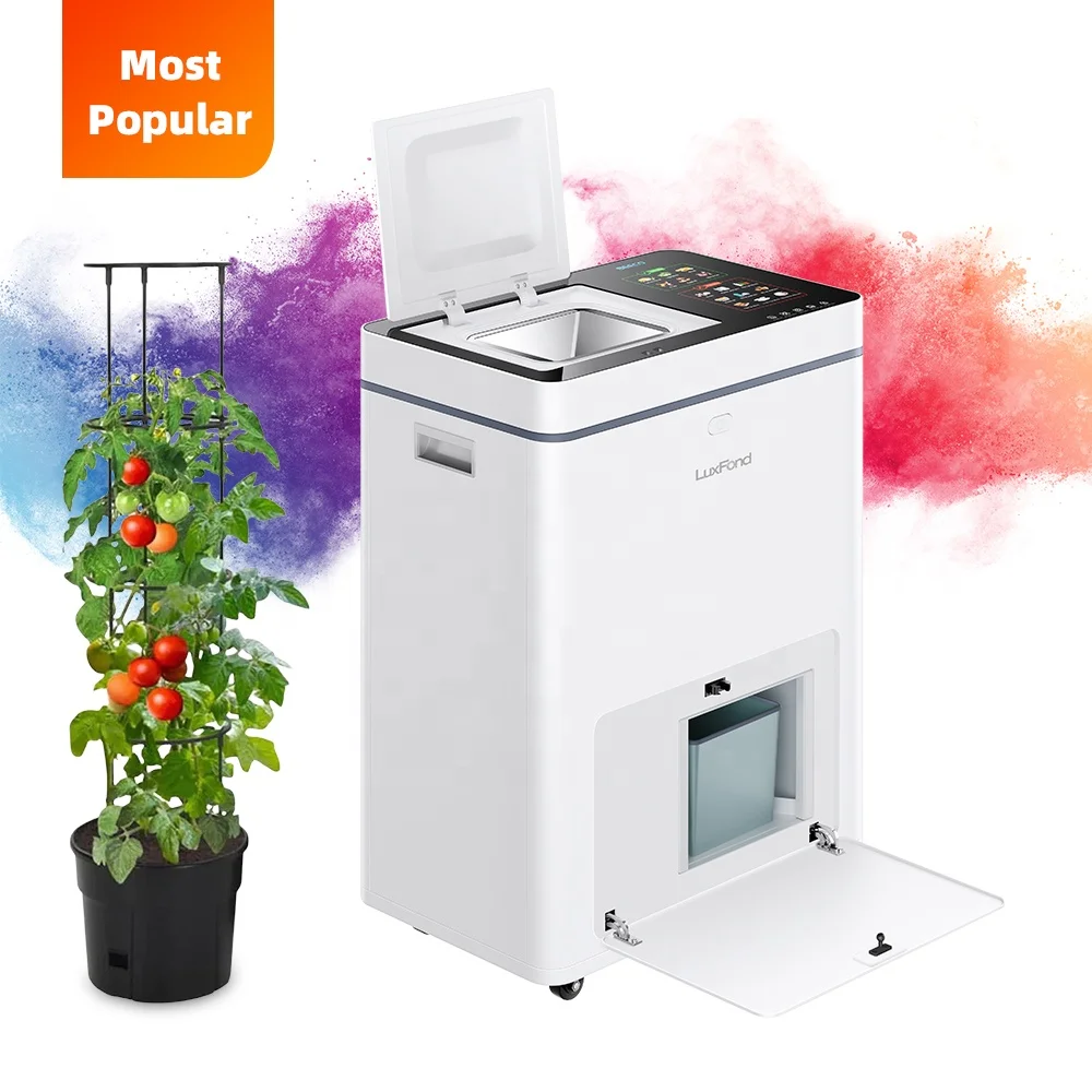 LUXFOND Compost De Comida Wasste Biodegradable to Composting Machine Leftover Food Recycling Counter Manufacturer
