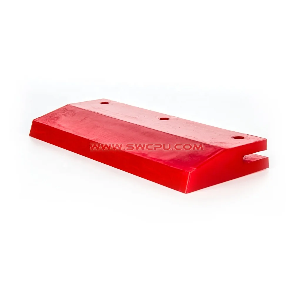 Custom Molded polyurethane snow plow blades