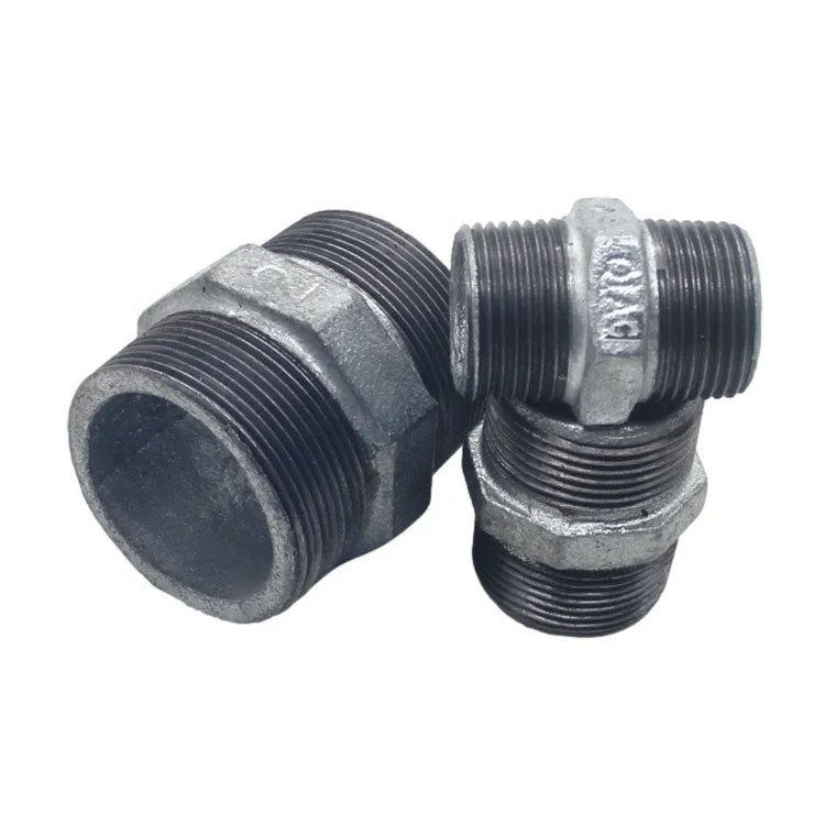 Hot-dipped Chinese Manufacture and Factory with Competitive Price High Quality Galvanized Hexagon Nipple Cast Iron Fittings