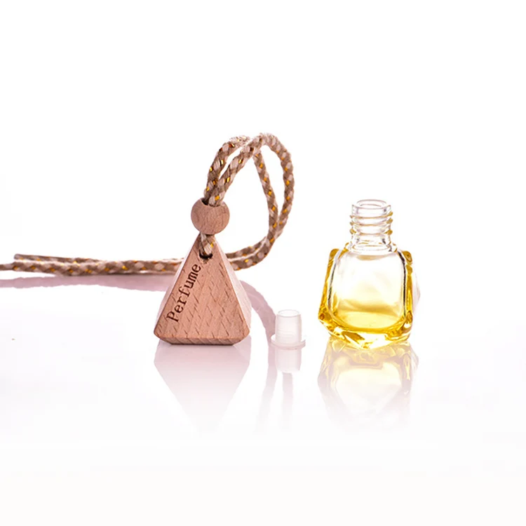 New Design Glass Hanging Lanyard Unique Car Perfume Diffuser Bottle