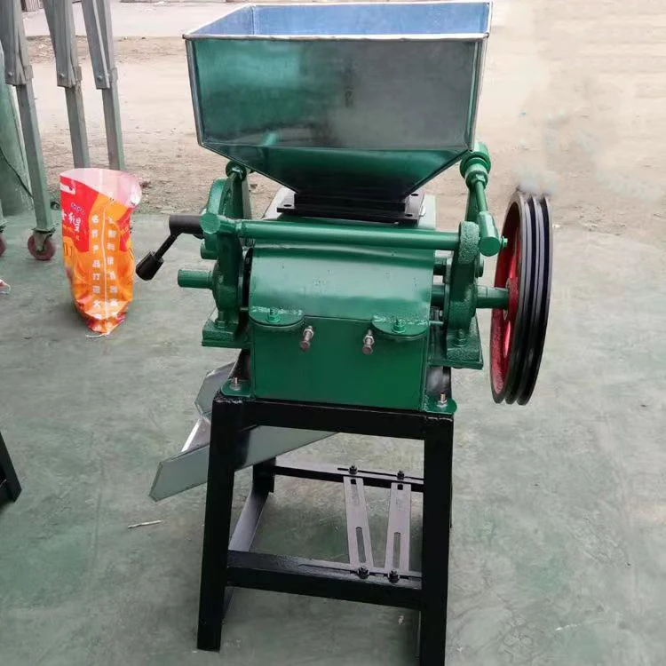 Grain Soybean Peanut Brewing Crusher Wheat Oats Maize Corn Flakes Making Machine Soybean Flattening Machine