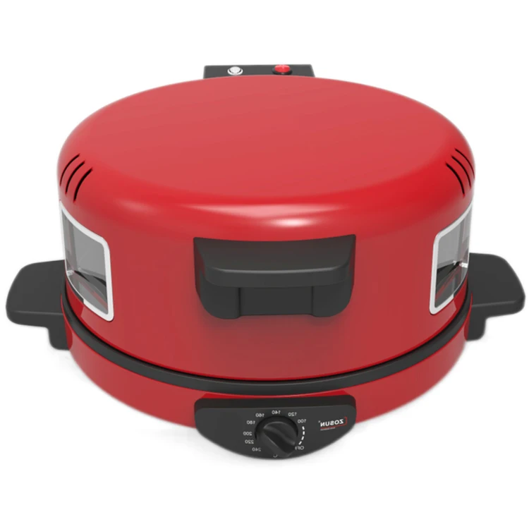 Zs-302bhd 30cm Fast High Temperature Heating Big Size Automatic Easy Cleaning Non Stick Pizza Oven Home Arabic Bread Maker
