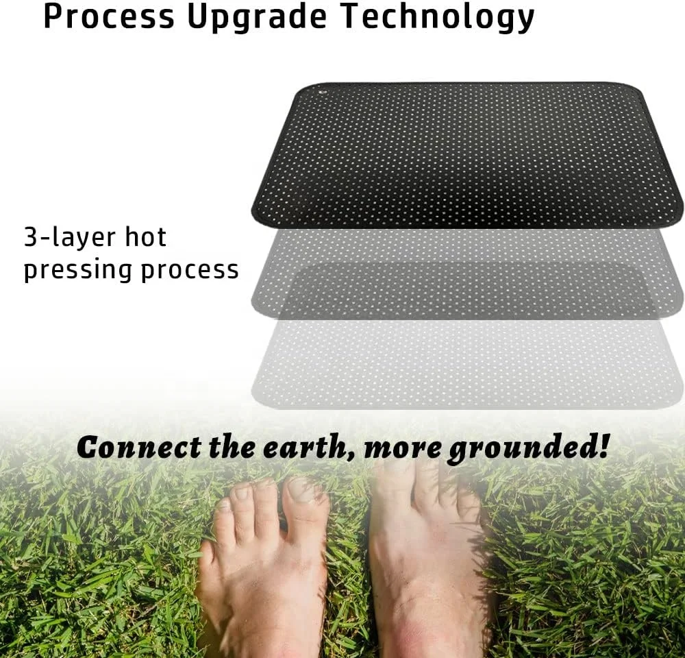 ESD earthing conductive PU bed mat with continuity Tester