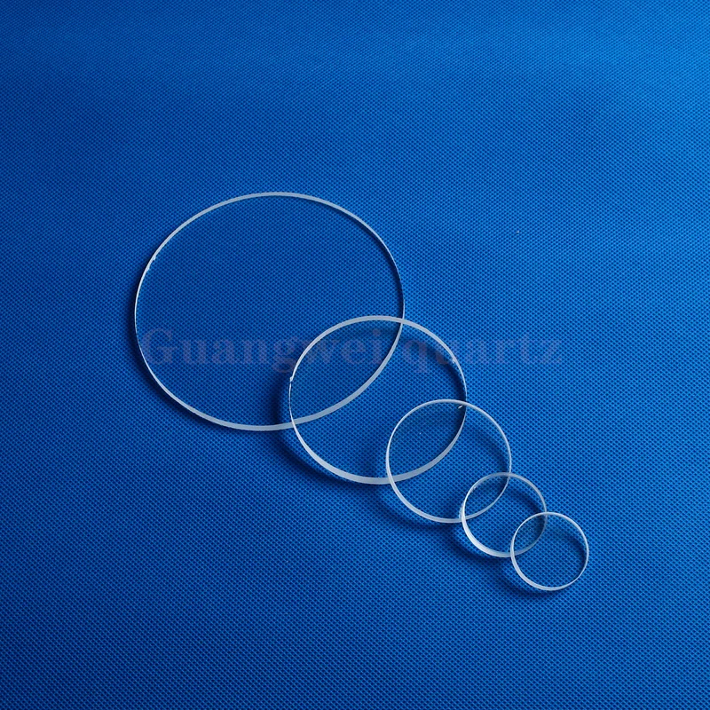 Настраиваемая прозрачная пластина из кварцевого стекла с высоким коэффициентом пропускания 92-99.5%, прозрачная пластина из кварцевого стекла