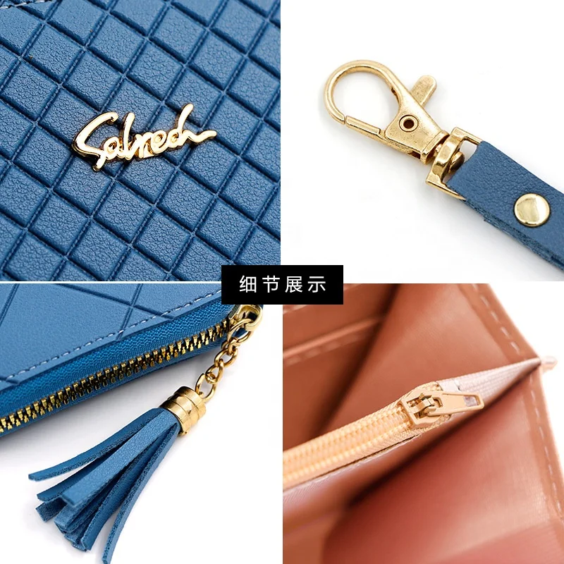 2023 Fashion women wallets wholesale ladies large capacity cardholder wallet purse wallet for women made of PU leather