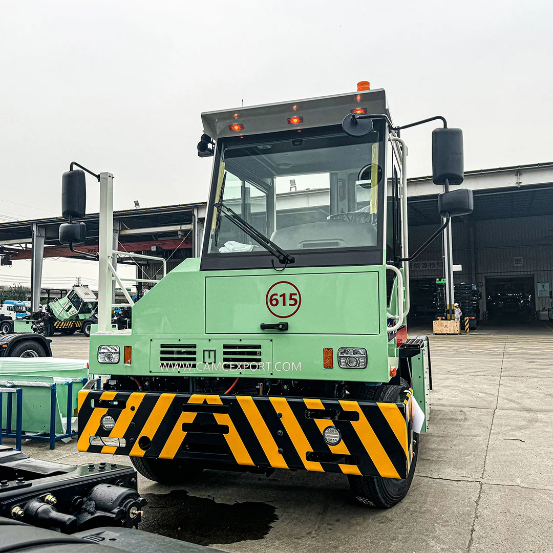 Chinese producter Specialised trucks for short-dock transport ev 4x2 dock truck tractor head truck