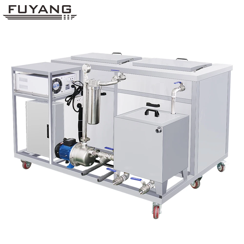 FUYANG Industrial ultrasonic cleaner for engine block carbon cylinder head carburetor turbocharger DPF cleaning machine
