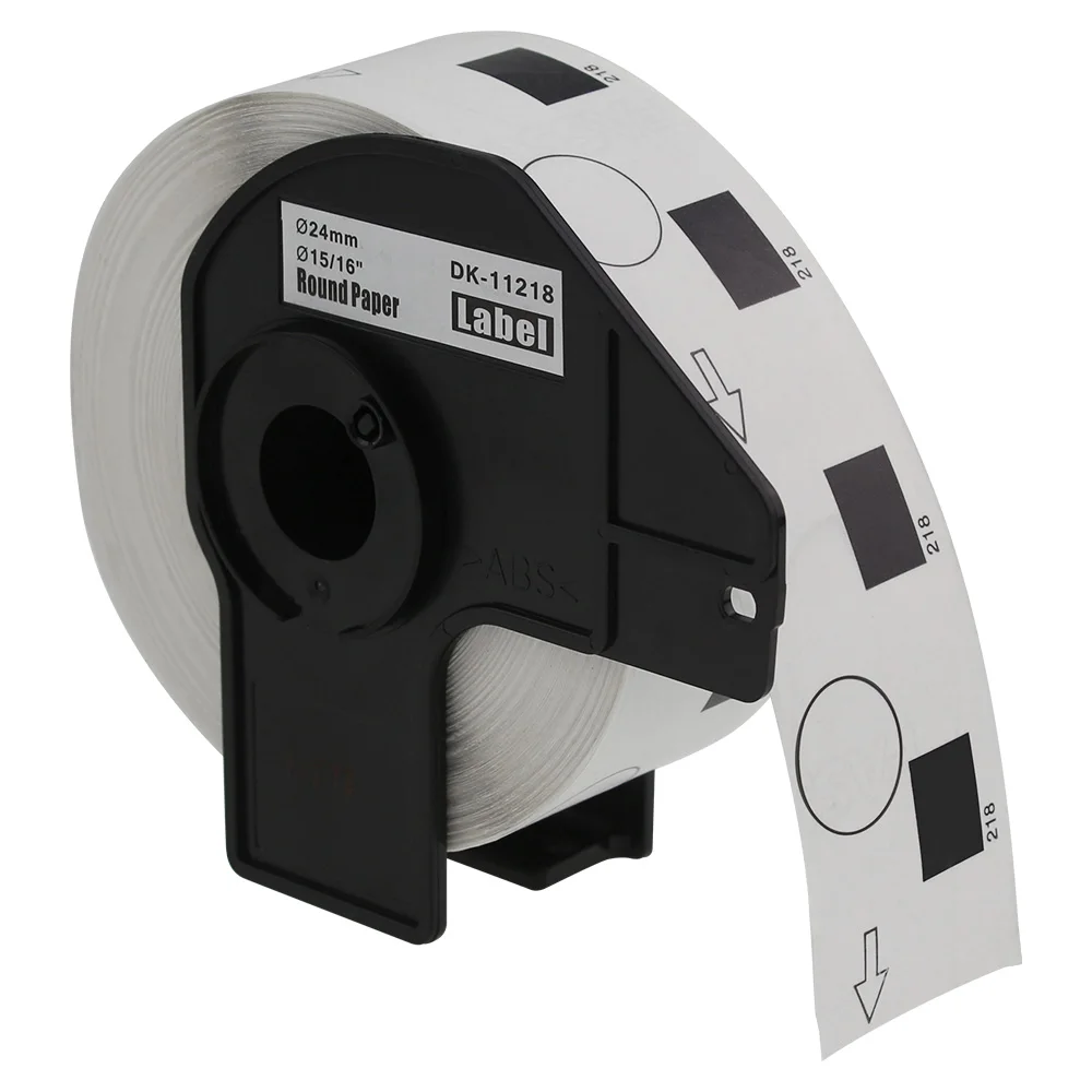 For Brother Compatible Label DK 11218  Brother Labels Thermal Labels 24mm Competitive Price Round White