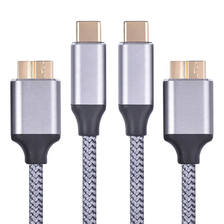 Оптовая продажа алюминиевый сплав нейлоновый Плетеный 1 м 5A Usb 3,0 Тип см микро Usb BM кабель