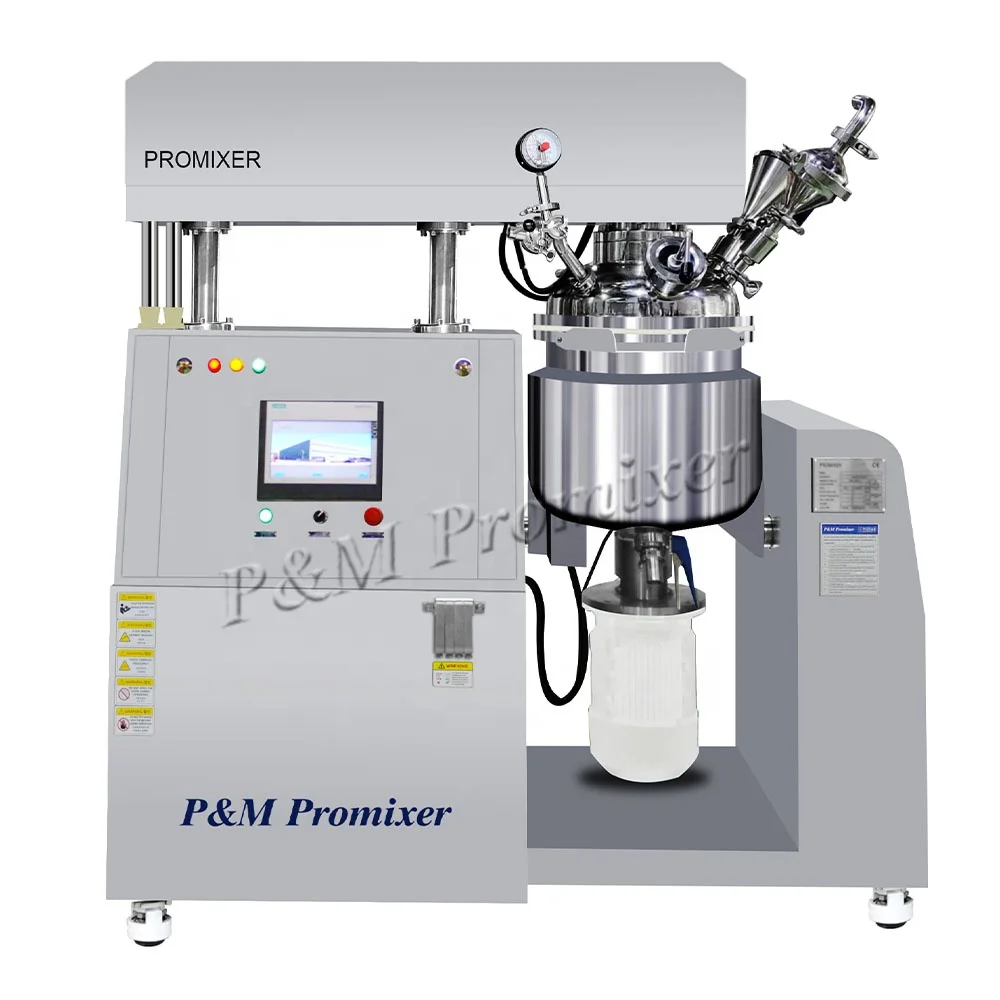 30L Cosmetic Nano Silicone Oil High Pressure Speed Shear Vacuum Mixer Vortex Emulsifier Homogenizer Reactor Machine