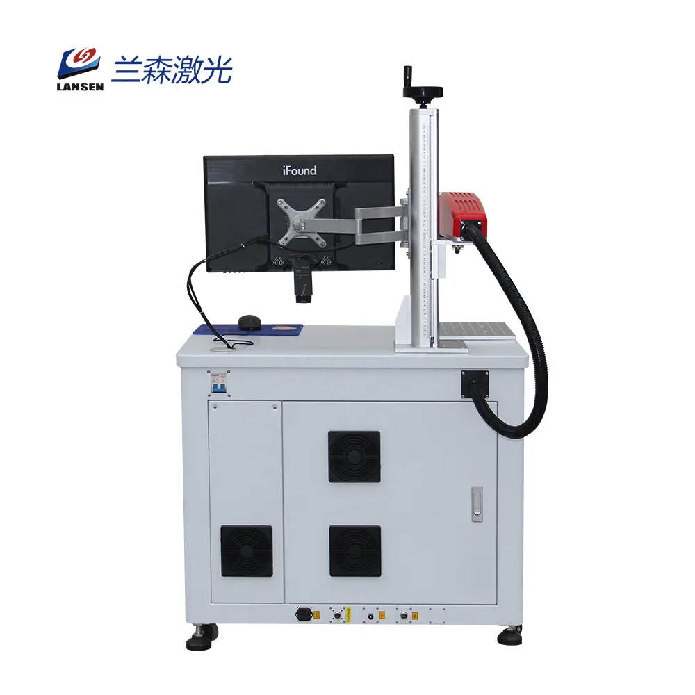 30w 50w 100w Metal recorder fiber laser marking machines for logo qrcode bar printing jewelry engraving cutting price