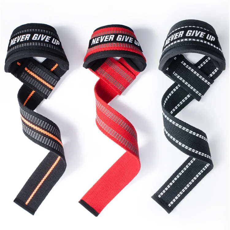 Fitness weightlifting wrist support belt,Horizontal bar dumbbell pressurized non-slip thickening lever belt