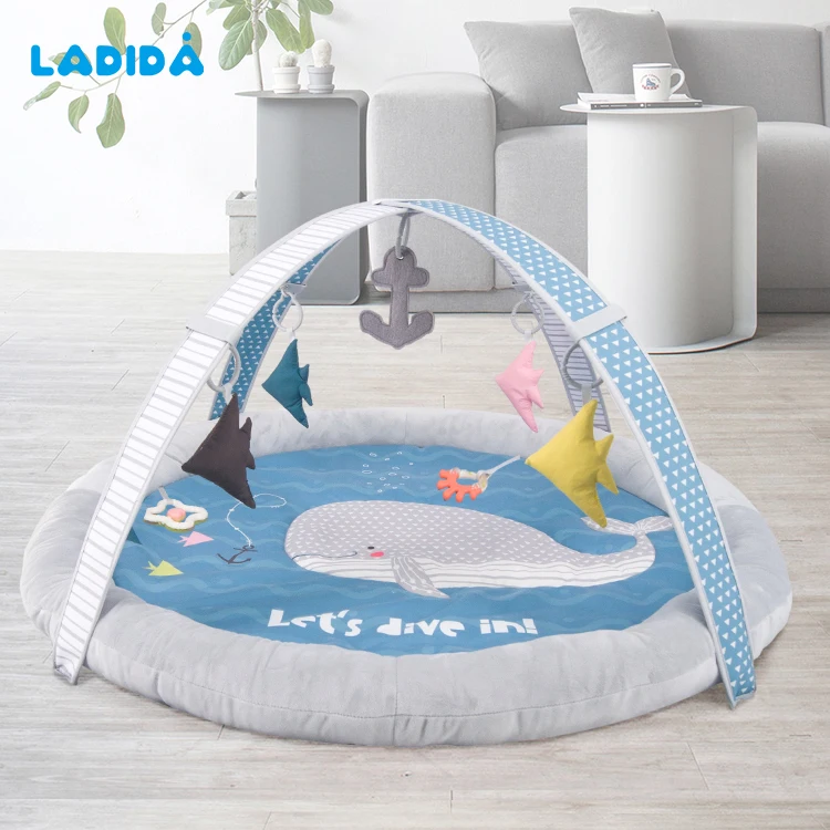 Новое поступление, круглый детский игровой тренажерный зал, экологически чистый игровой коврик для малышей, детский игровой коврик