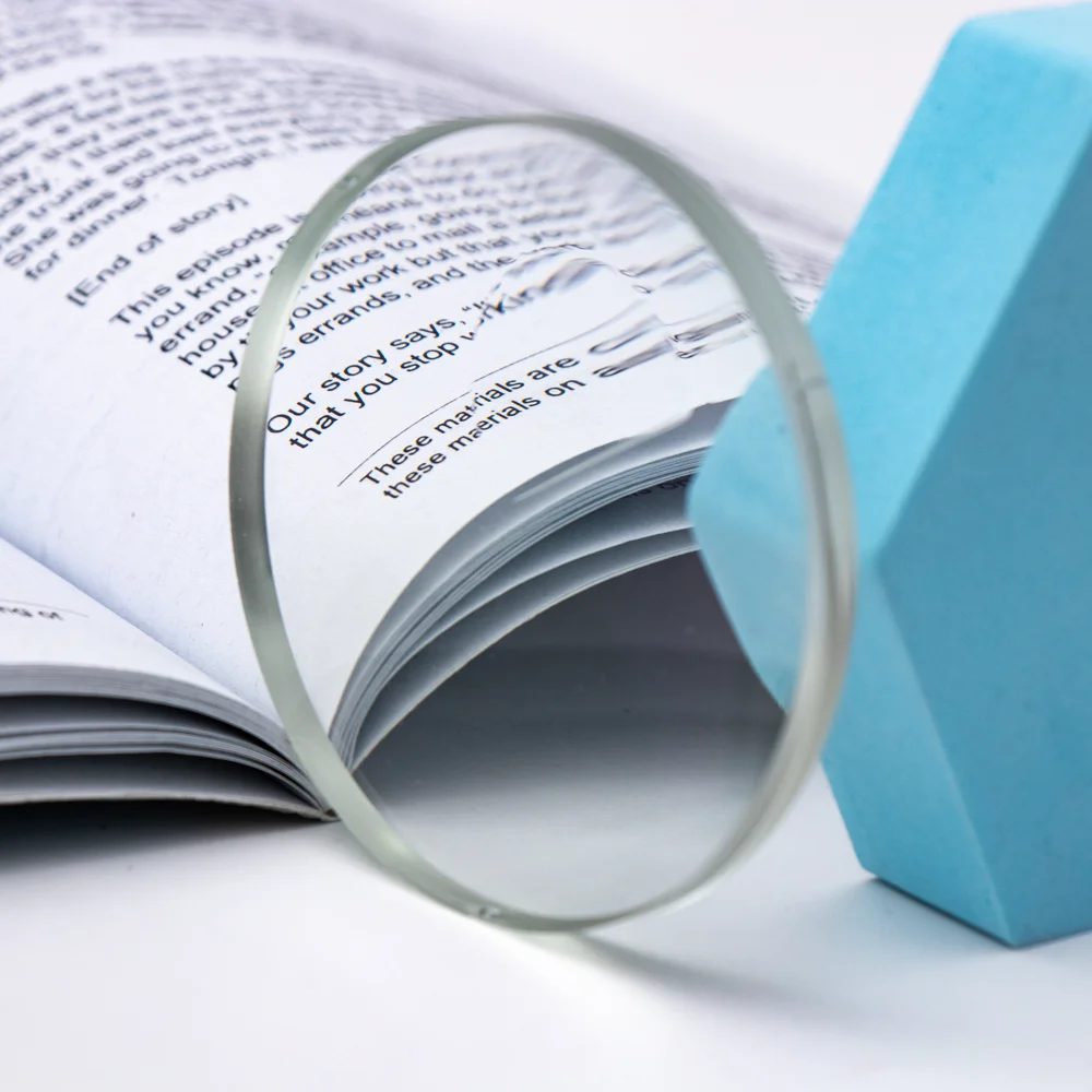 Factory Sale HMC Coating Clear Grey Brown Lens with High Index Progressive 1.74 Optical Resin Blue Light Reflection Single UV400