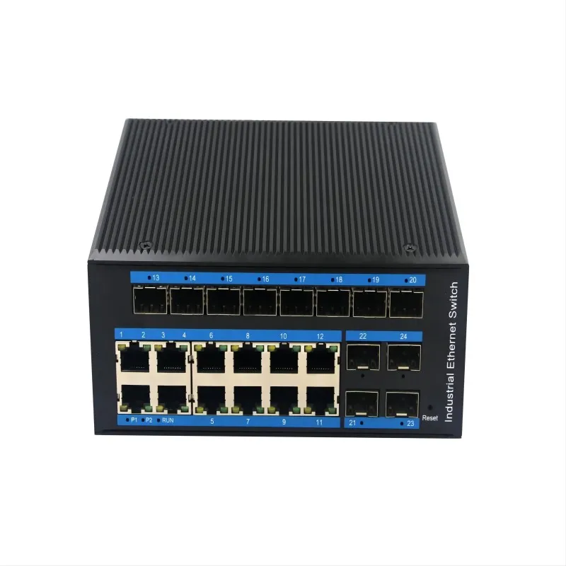 Suitable for non-PoE Industrial switch  12-port 10//100/1000BASE-TX+12G SFP Managed Industrial Switch