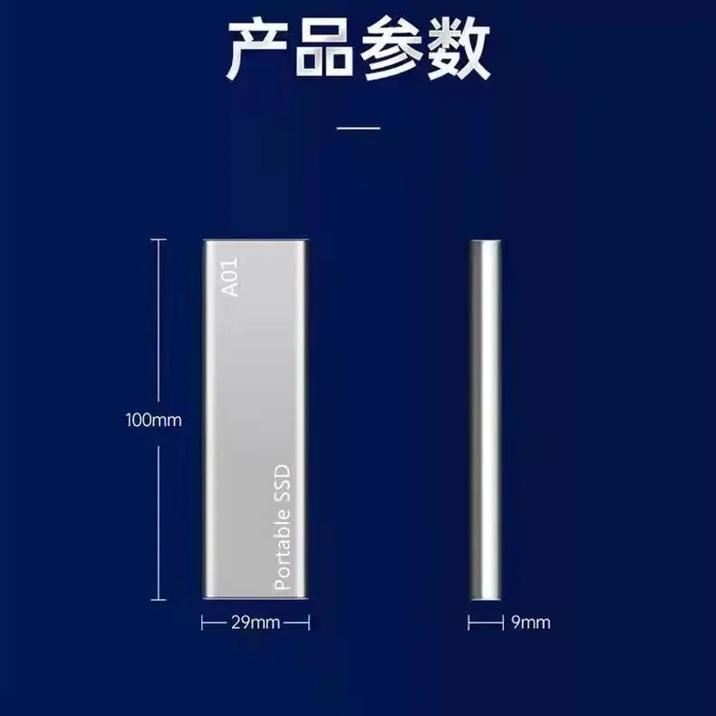 MINI 320m/s 550mb/s High Speed Gen1 SATA3 EXTERNAL SSD Hard Drive Portable USB-C USB3.1 Portable SSD 120GB 256GB 512GB 1TB 16TB