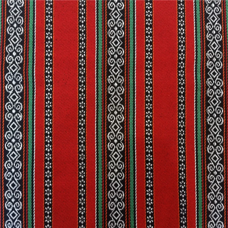 Yarn dyed arabic sadu jacquard fabric polyester cotton fabric middle style fabric for tent