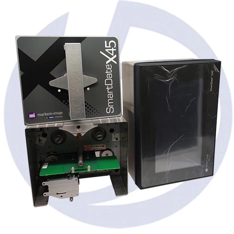 barcode QR printer thermal transfer overprinter machine MARKEM x45 x40 x65 original TTO printer expiry date printing