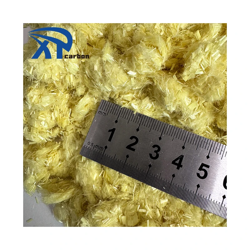 3mm custom size High Quality aramid fiber cut short