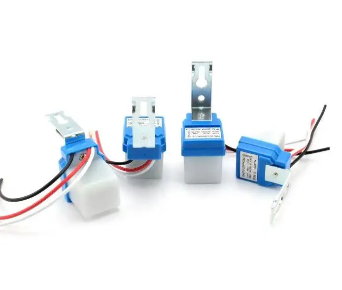 AS-10 220V 127V 5A 10A Automatic On Off Photocell Street Light Switch Waterproof Photowitch Light Switch optical Sensor