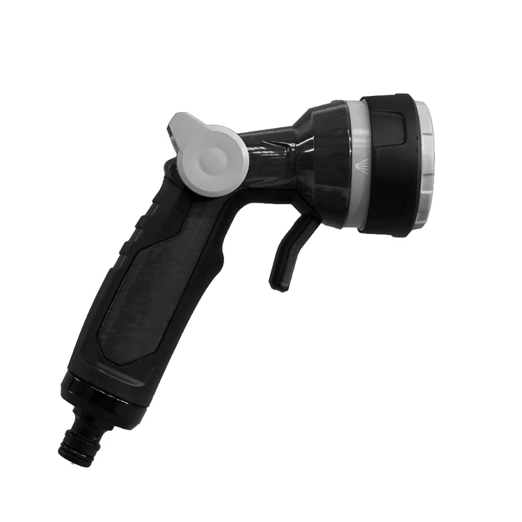Yuanpin Wholesale Black Water Hose Nozzle  Pattern Metal Hose Nozzle Hand Sprayer Custom Garden Hose Nozzles Sprinkler