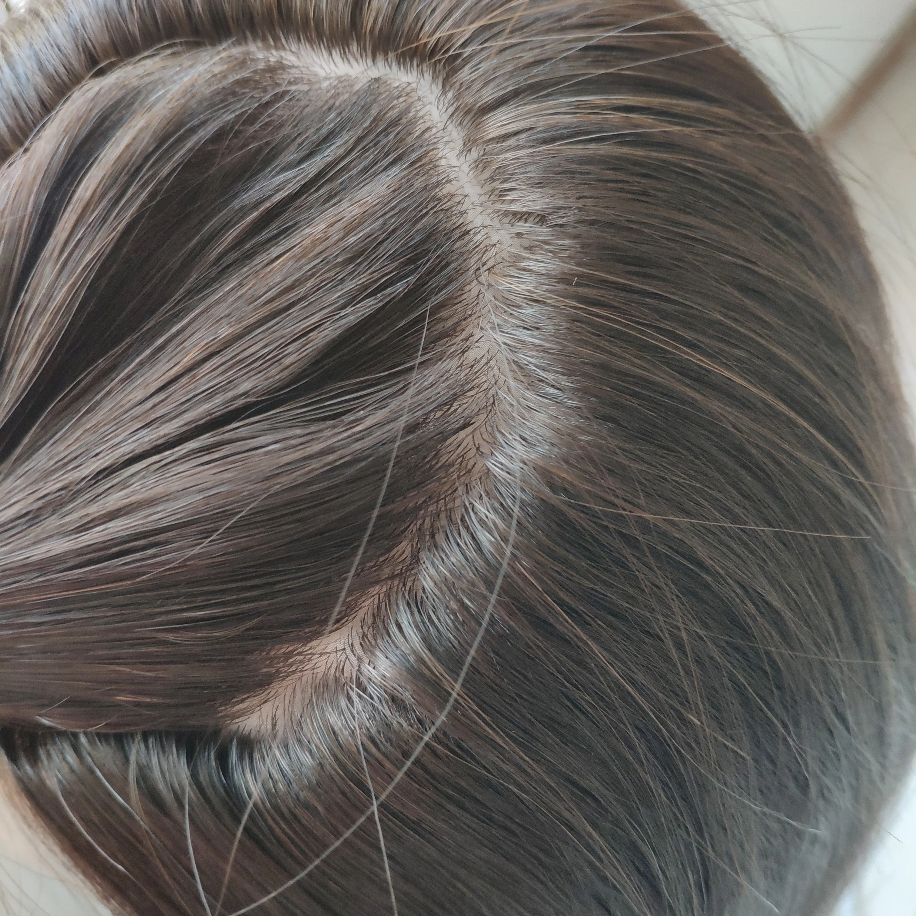 Katerina natural brown virgin cuticle aligned european virgin human hair silk top wig 30 inch full lace wig medical wigs