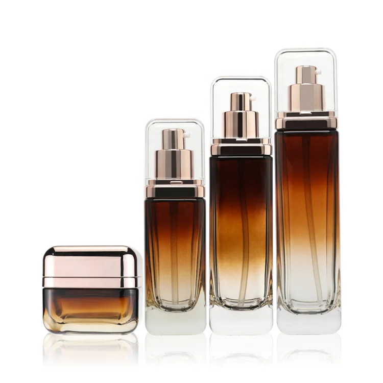 
120ml body skin lotion bottle empty containers glass face cream cosmetic facial oil emulsion sensitive moisturizing package 