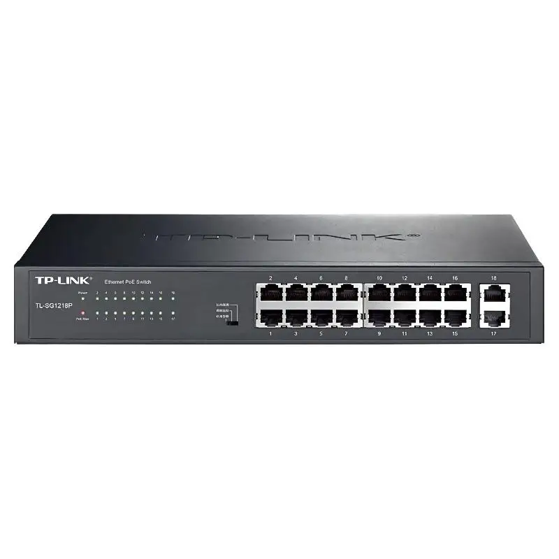Для TP-LINK TL-SG1218P 18 порты гигабитный сетевой переключатели 16 портов poe адаптер питания ethernet-коммутатор tp link