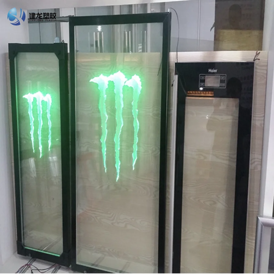 Monster Cooler Display Freezer LED Light Glass Door Supplier