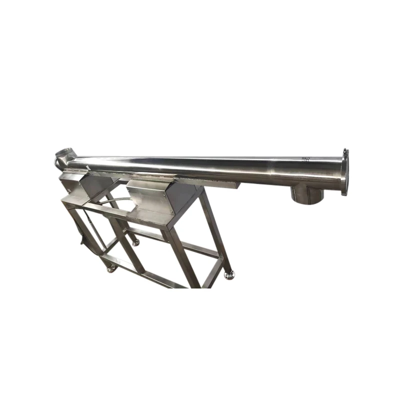 304/316  Enclosed Powder Particle Tube Vibrating Feeder vibration Conveyor vibratory feeder