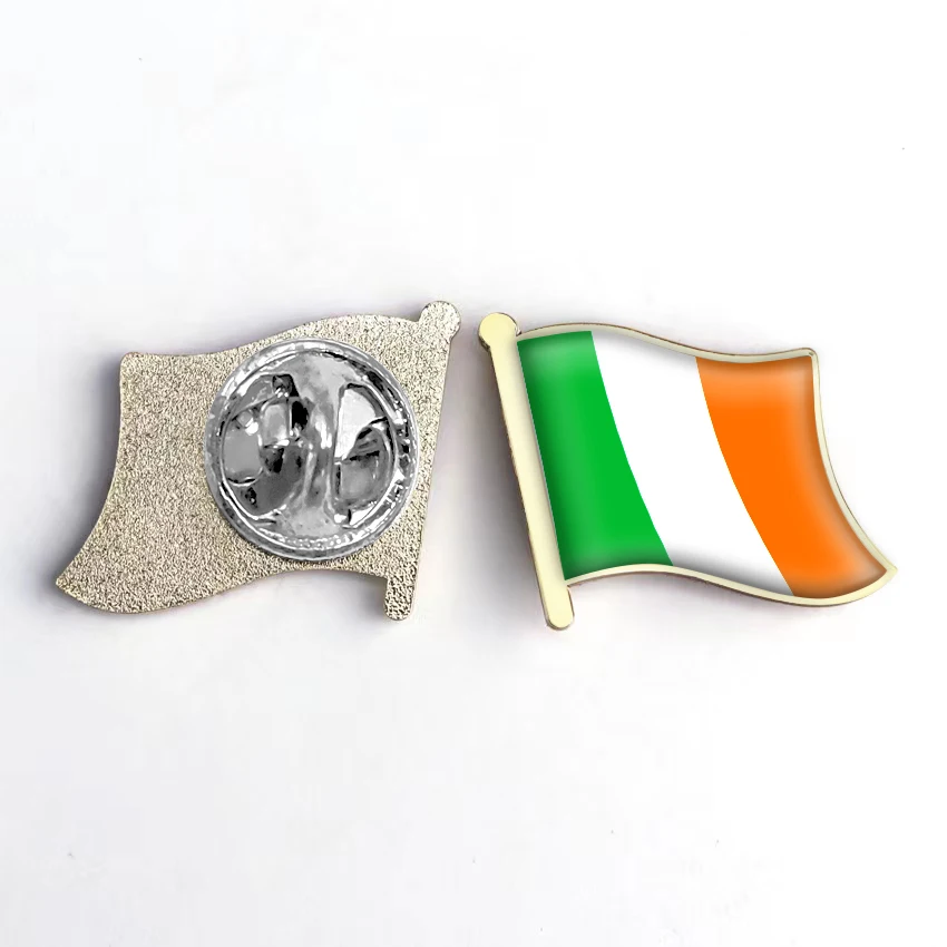 Wholesale Custom Metal Flags Lapel Pins Badge Brooch Korea Country Flag Pin