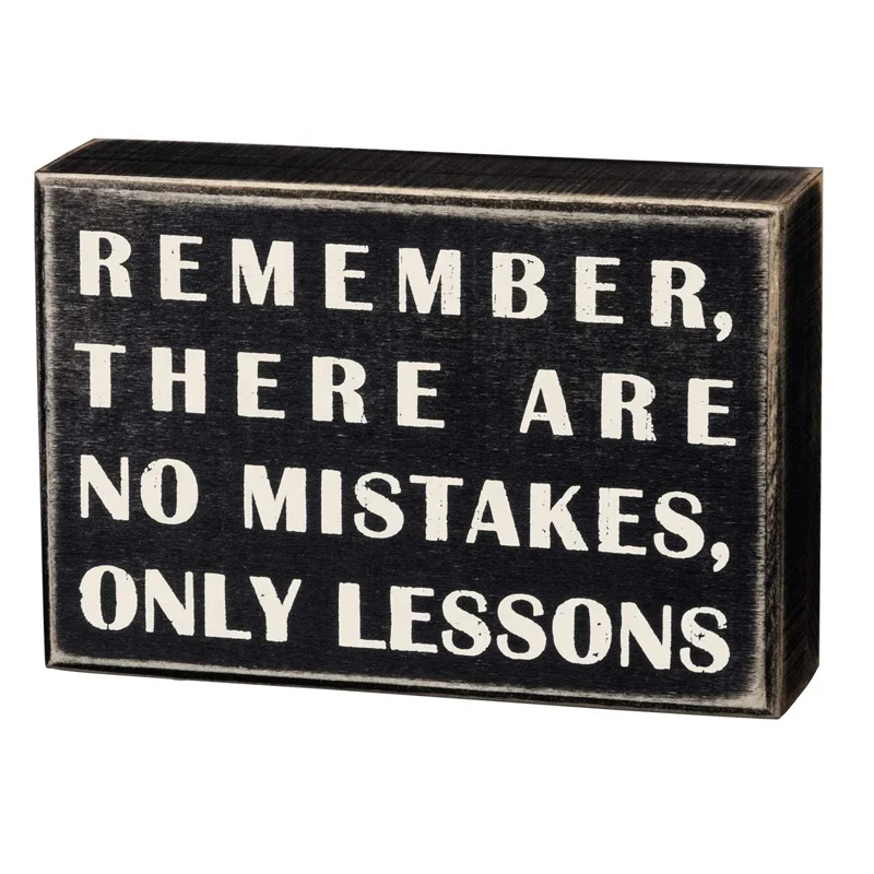 
Custom wholesale Wooden Box Sign home decoration 