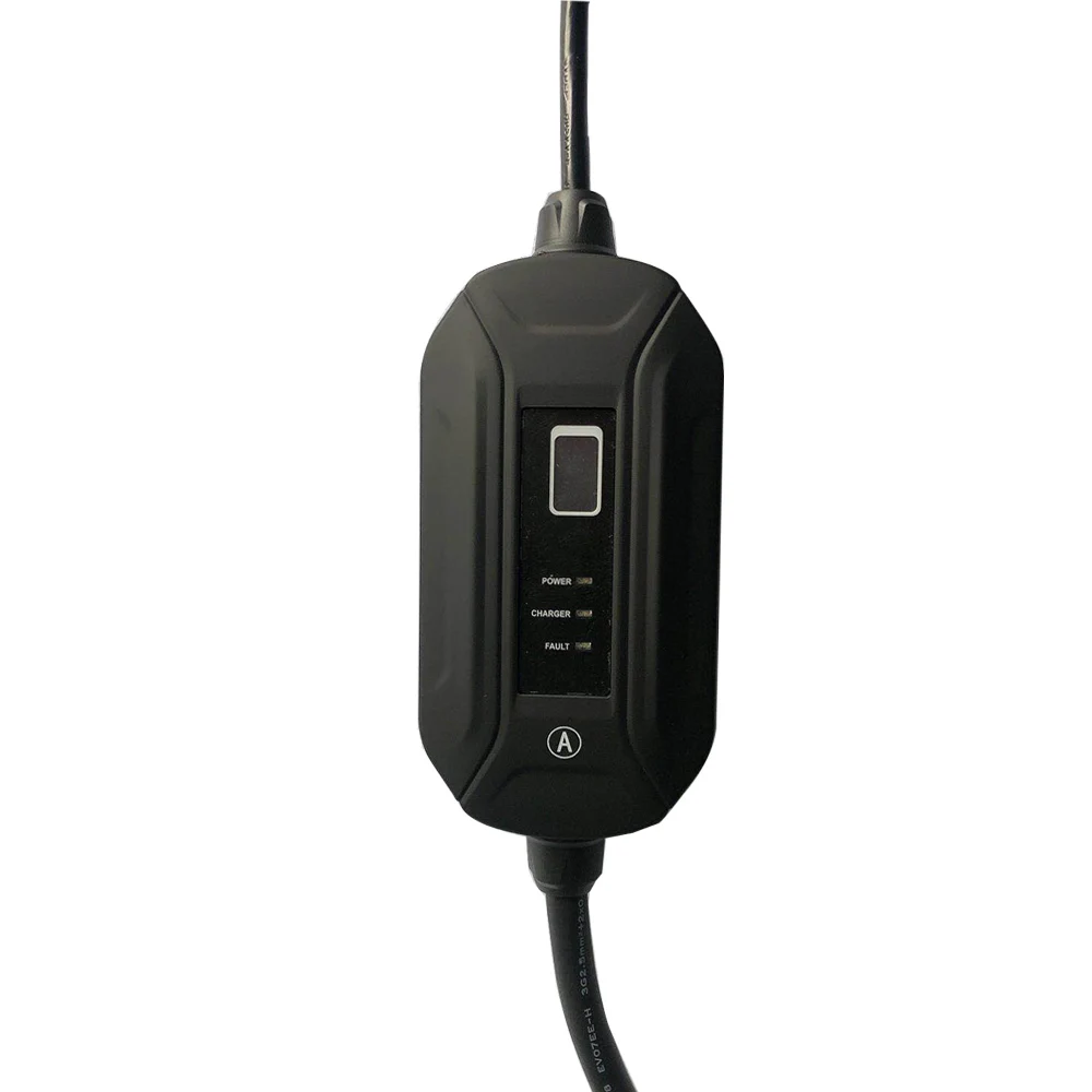 Factory price type2 IEC62196 schuko plug adjustable current 8A/10A/13A/16A portable charging
