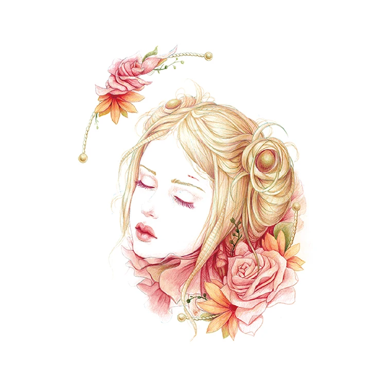 Модные художественные наклейки на руку для влюбленных классные Временные татуировки с рисунком волнистые в виде зверя