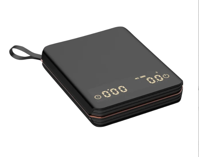 2KG Mini Portable Pocket Timer Scale Rechargeable Electronic Weight Measuring Coffee Kitchen Scales