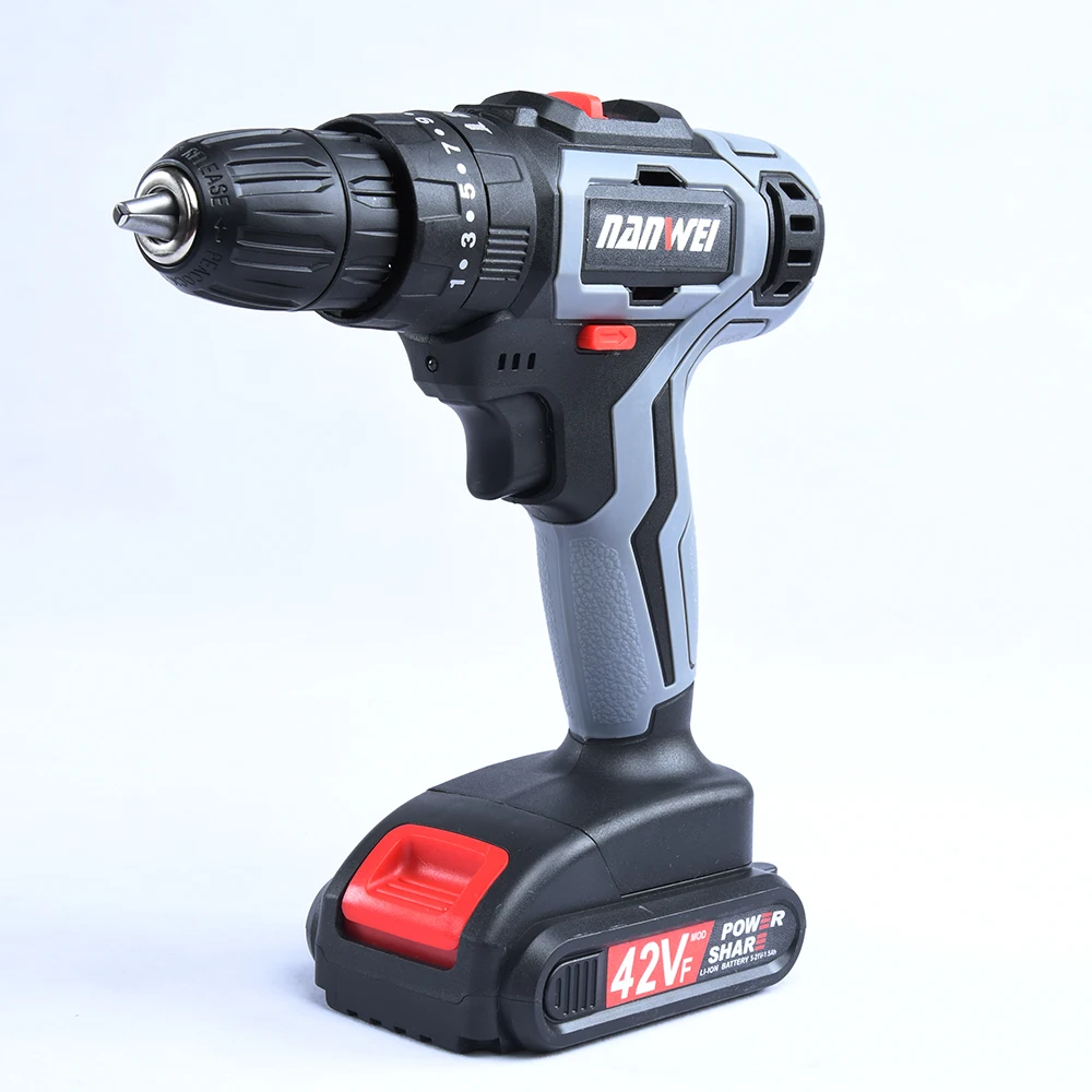 Ударная дрель, миниатюрная беспроводная ручная дрель, литий-ионный аккумулятор, 21 в