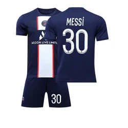 22-23 new Paris jersey home football jerseys short-sleeved No. 10 Neymar No. 30 Messi custom soccer jerseys