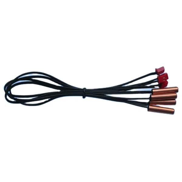 Red connector brass probe temperature sensor ntc thermistor 30k ohm