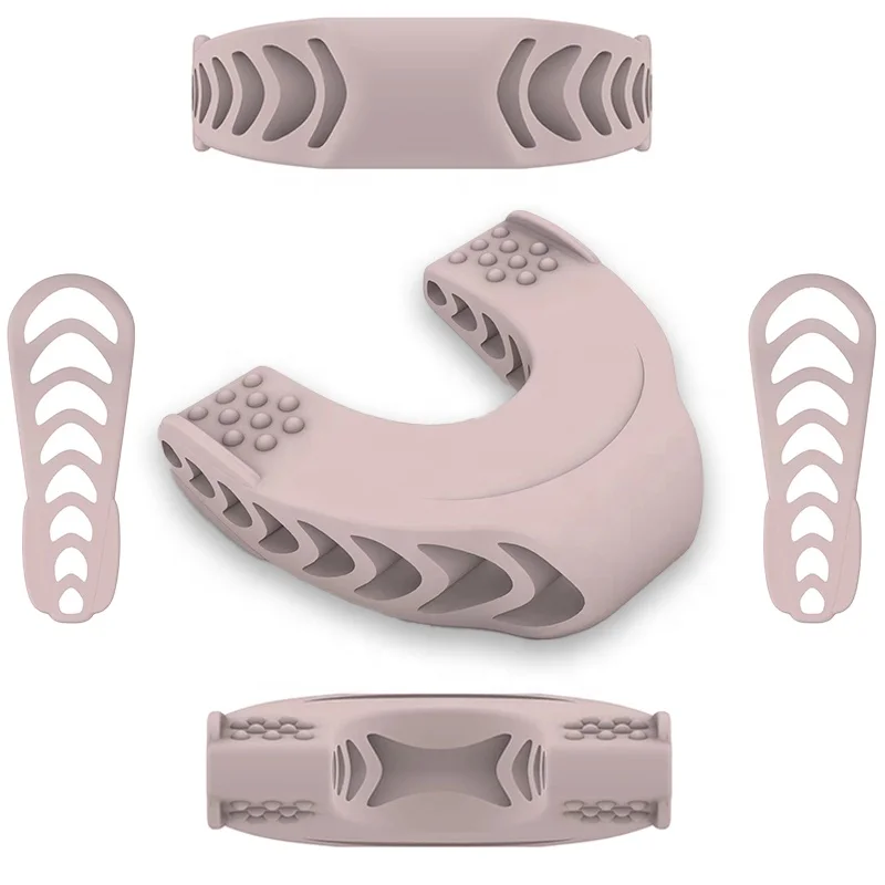 New Design Custom Logo Silicone Chewing Gum Shaper Mouth Face Muscle Workout Slimming Trainer Jawliner Jawline Exerciser Jaw