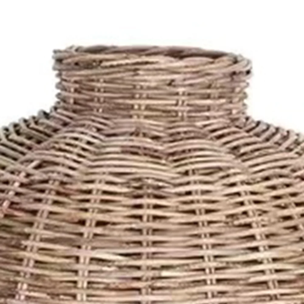 2023 latest style  handmade bamboo rattan decorative  home decor  floor vase large home decor vase