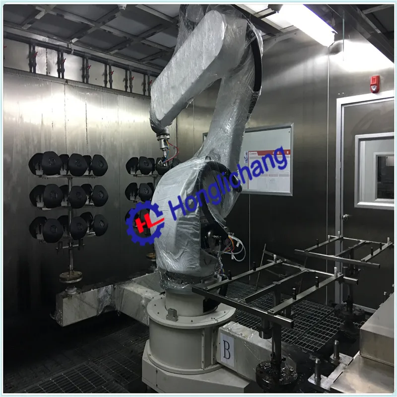 High Gloss Automotive Paint Line with Robot Spray for Car Air Bags