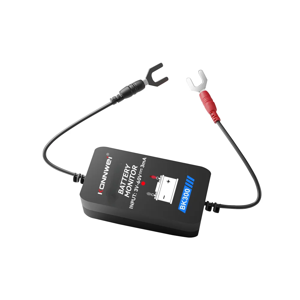 KONNWEI BK300 Car Battery Tester Battery Clip Tester Analyzer Support 6V-12V Battery Charging Voltage Tester