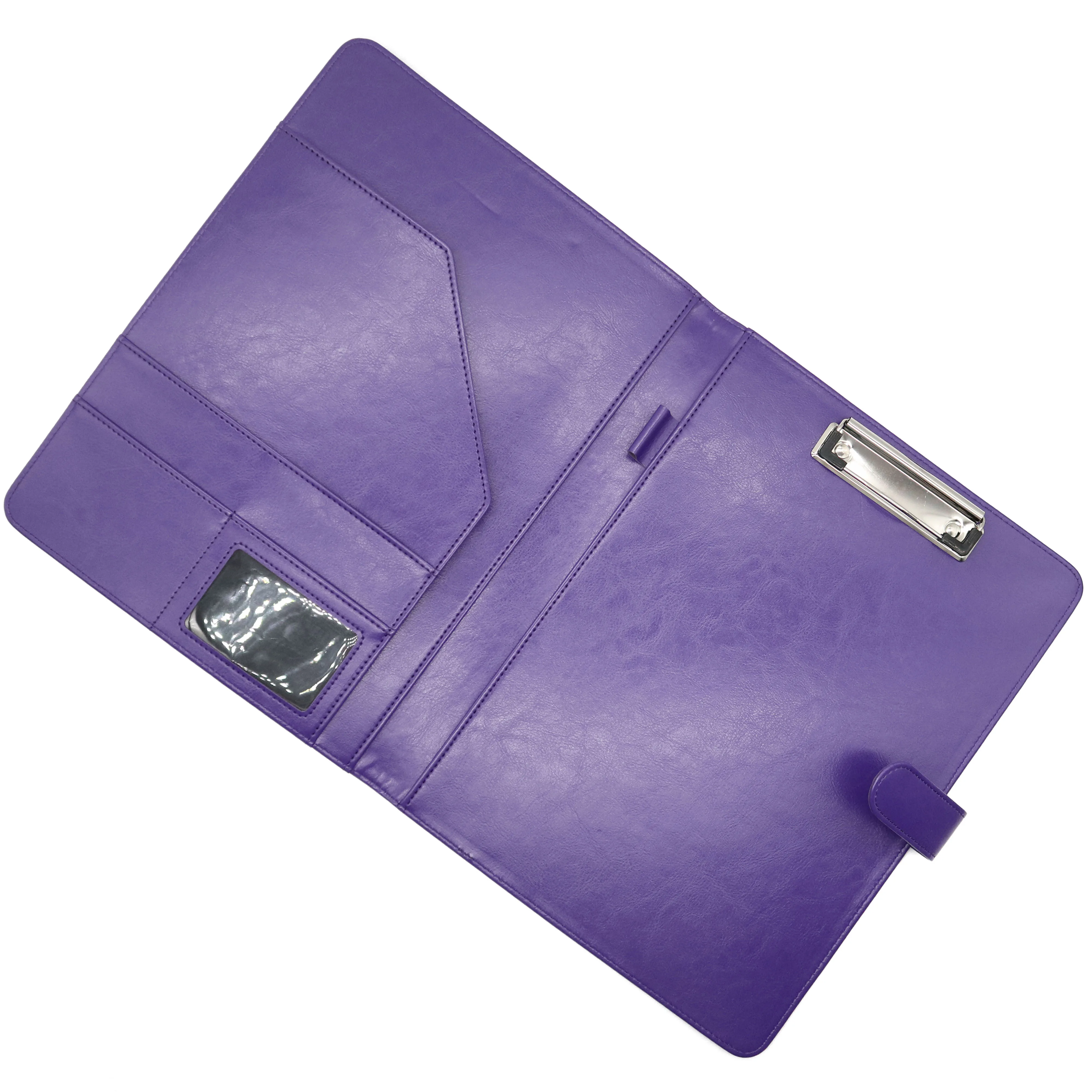 Фиолетовая кожаная подложка с тиснением